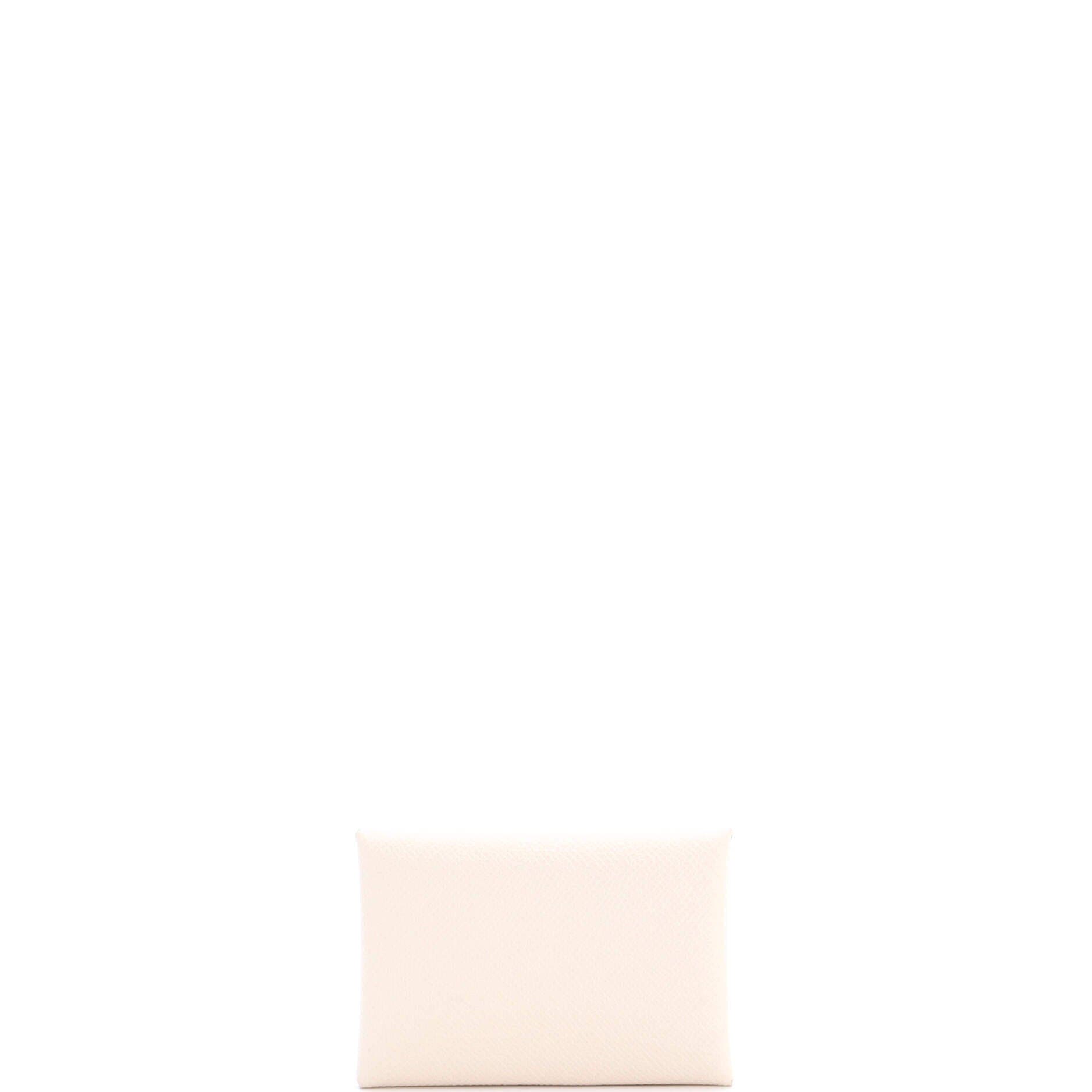Calvi Duo Card Holder Epsom, Alternate, color, White