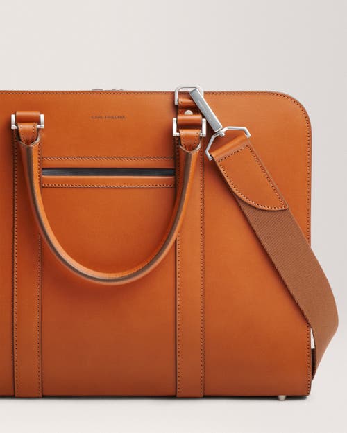 Carl Friedrik Palissy Briefcase In Cognac