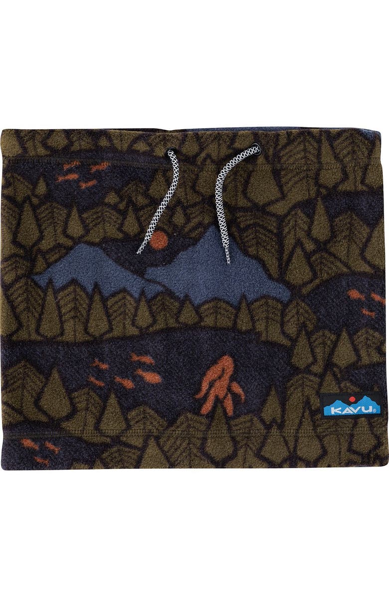 KAVU South Sound Neck Warmer, Main, color, Sasquatch Night