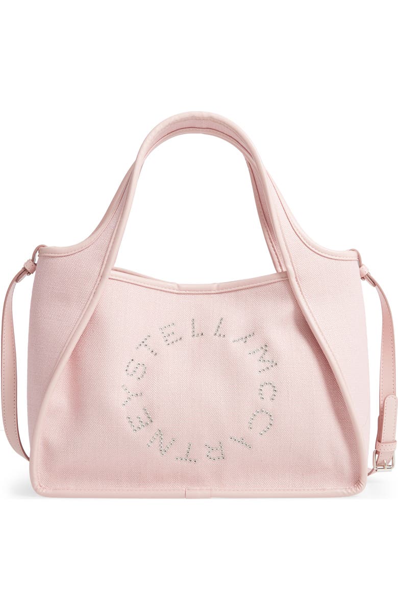 Stella McCartney Eco-Linen Crossbody Tote Bag, Main, color,