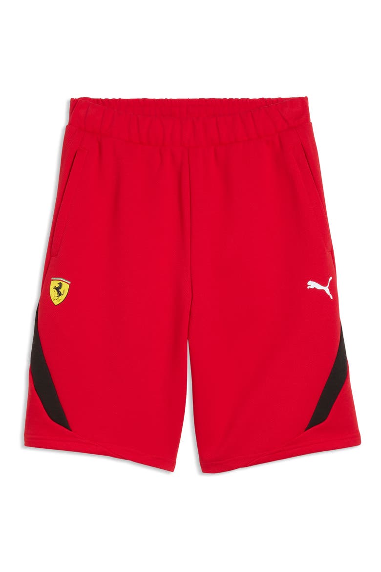 Scuderia Ferrari Motosport 1 Sweat Shorts, Main, color, ROSSO CORSA