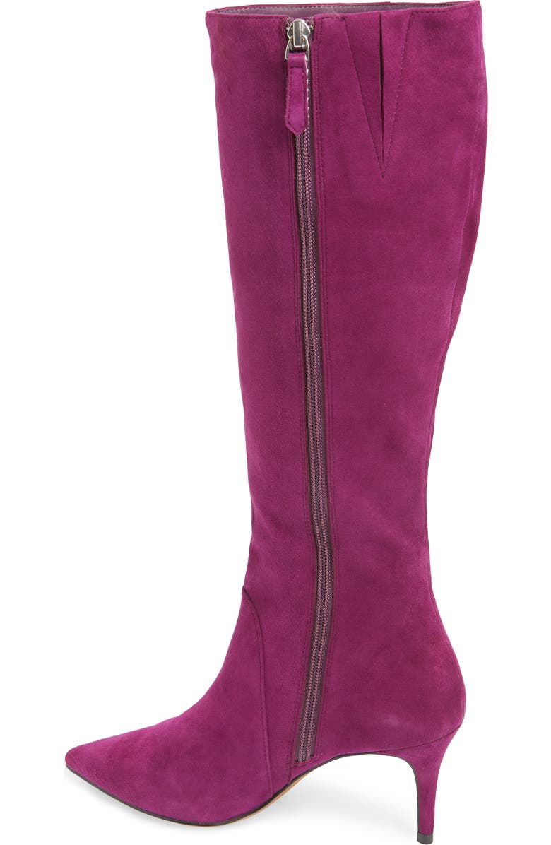 Linea Paolo Perfect Boot, Alternate, color, Purple Suede