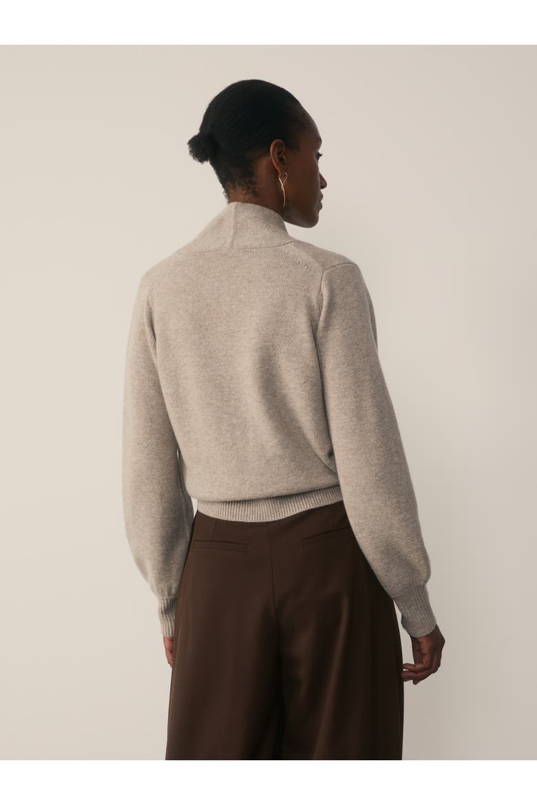 Orta Wool Blend V-Neck Sweater, Alternate, color, Neutral
