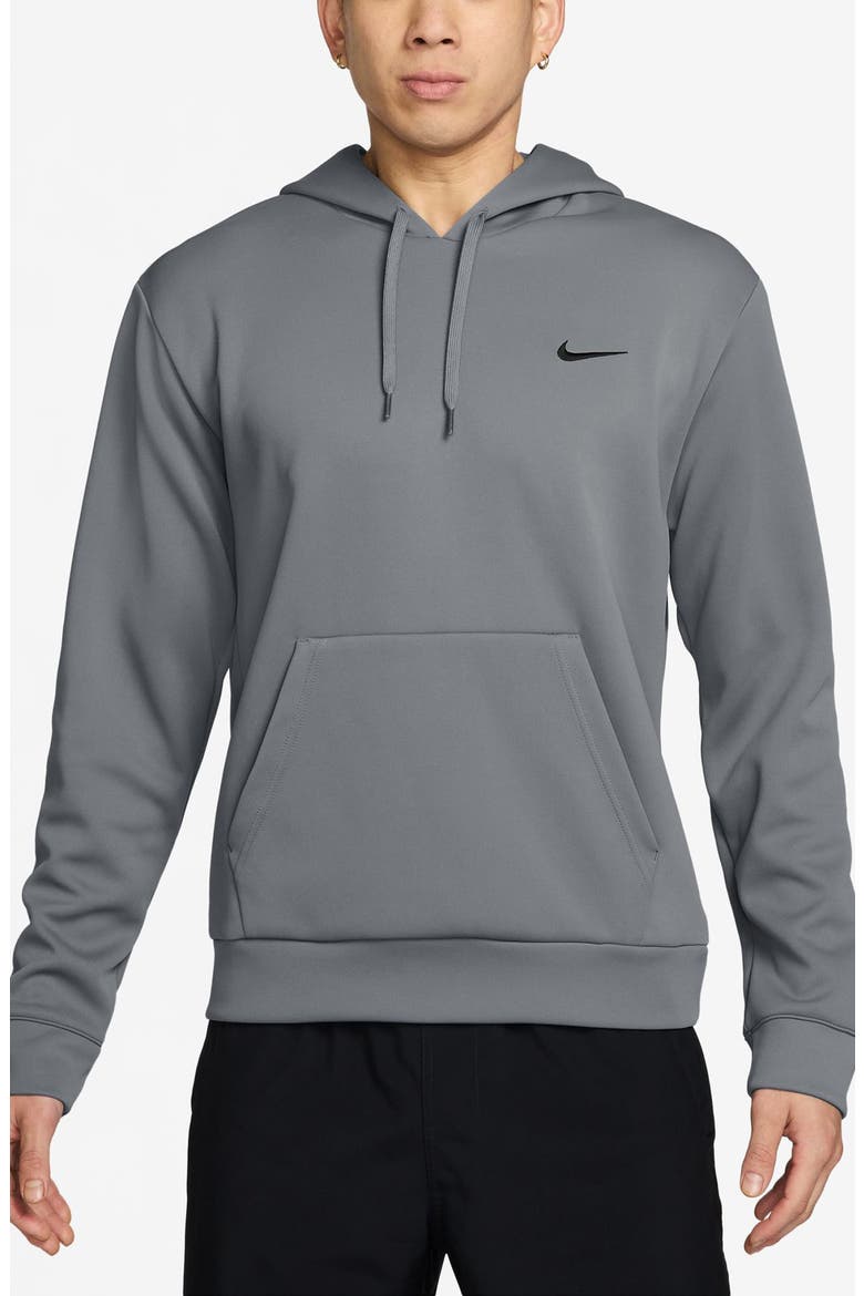 Hyverse Dri-FIT Fleece Hoodie, Main, color, SMOKE GREY/ BLACK