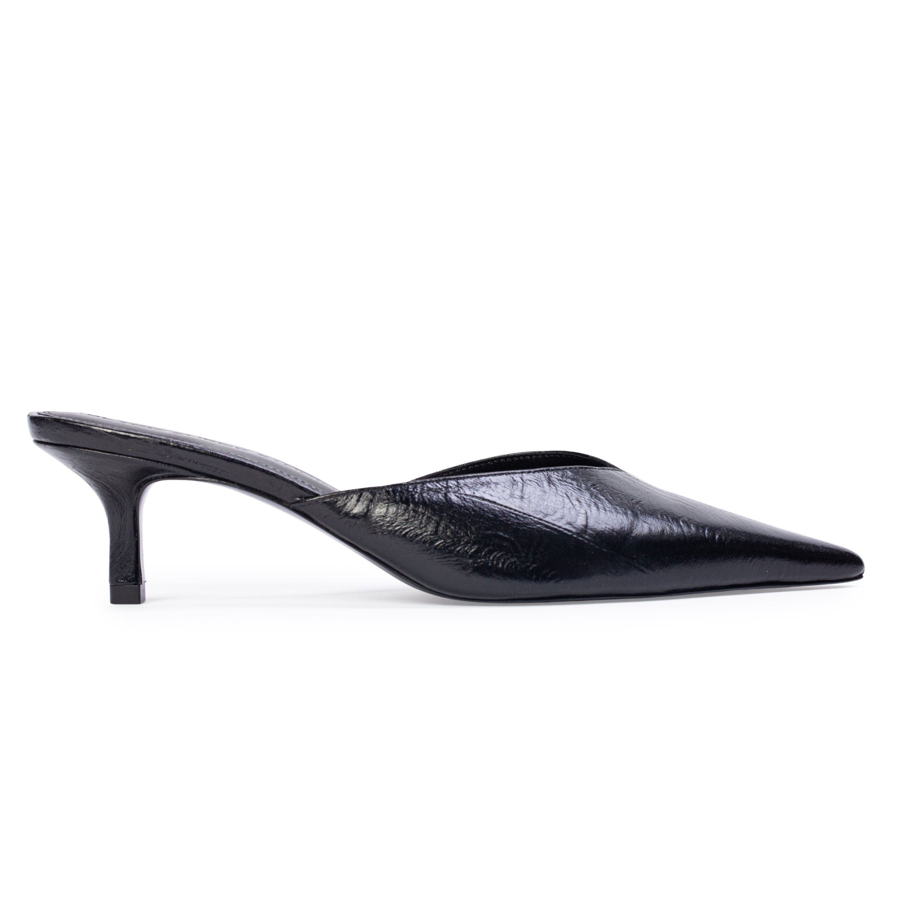 Analisa 50 Mule, Main, color, Black Eel Printed Leather