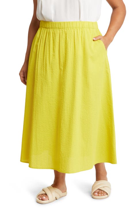 Organic Cotton A-Line Skirt (Plus Size)