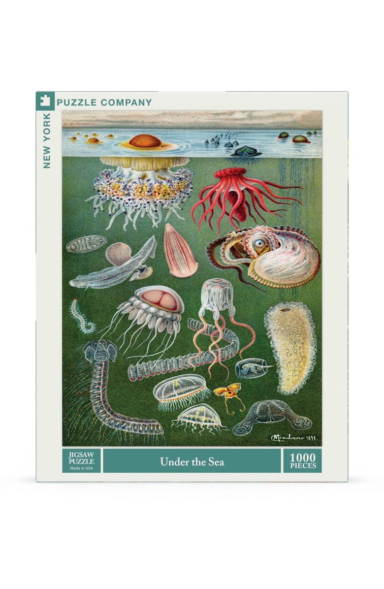 NEW YORK PUZZLE COMPANY Under the Sea 1000 Piece Puzzle, Main, color, NO COLOR