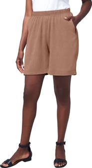 Jessica London Soft Ease Knit Shorts