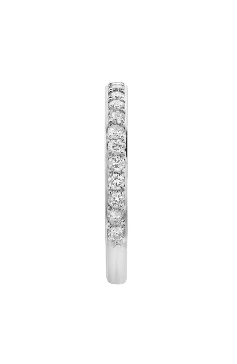 LuvMyJewelry Lina 14K Gold Round Diamond Studded Eternity Ring - 0.51cts, Alternate, color, 14K White Gold