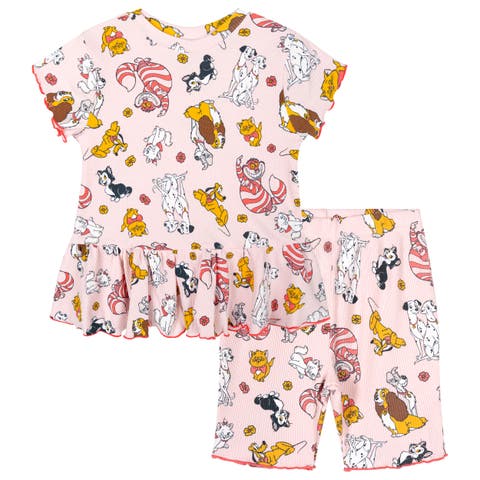 Dumbo 2-Piece T-Shirt and Bike Shorts Set