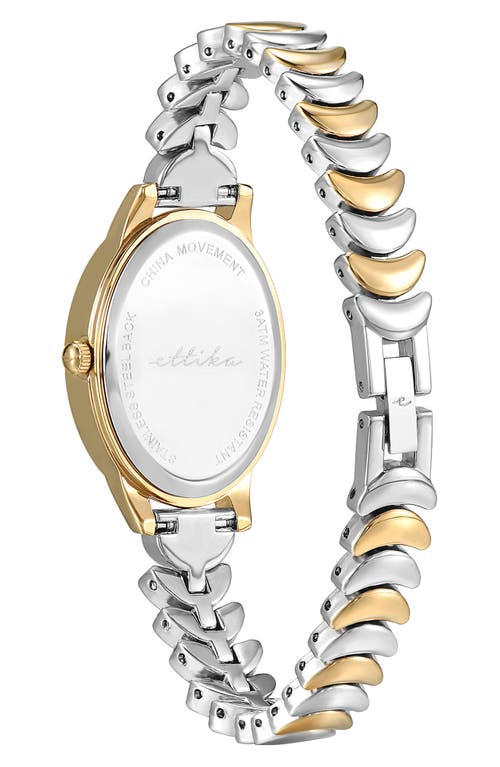 Ettika Oval Modern Bracelet Watch, 24mm X 31mm In Gold