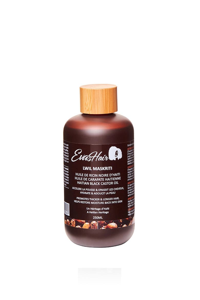 Haitian Black Castor Oil, Main, color, Brown