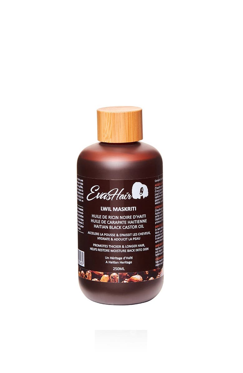 EvasHair Haitian Black Castor Oil, Main, color, Brown