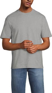Lands' End Short Sleeve Super-T Crew Relaxed Fit Tee