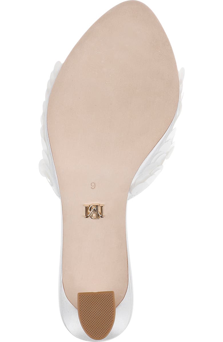 Badgley Mischka Collection Winika Slide Sandal, Alternate, color, White Satin