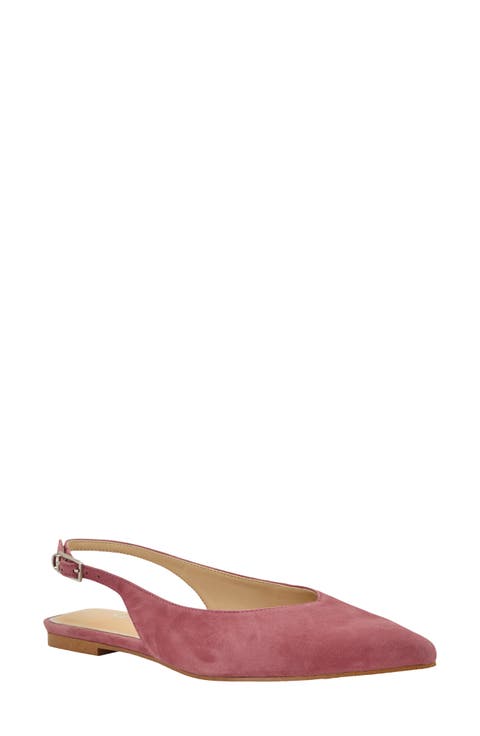 Dorazio Slingback Pointed Toe Flat (Women)