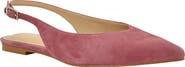 GUESS Dorazio Slingback Pointed Toe Suede Flat