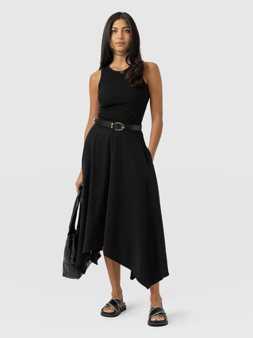 Saint + Sofia Noho Skirt In Black