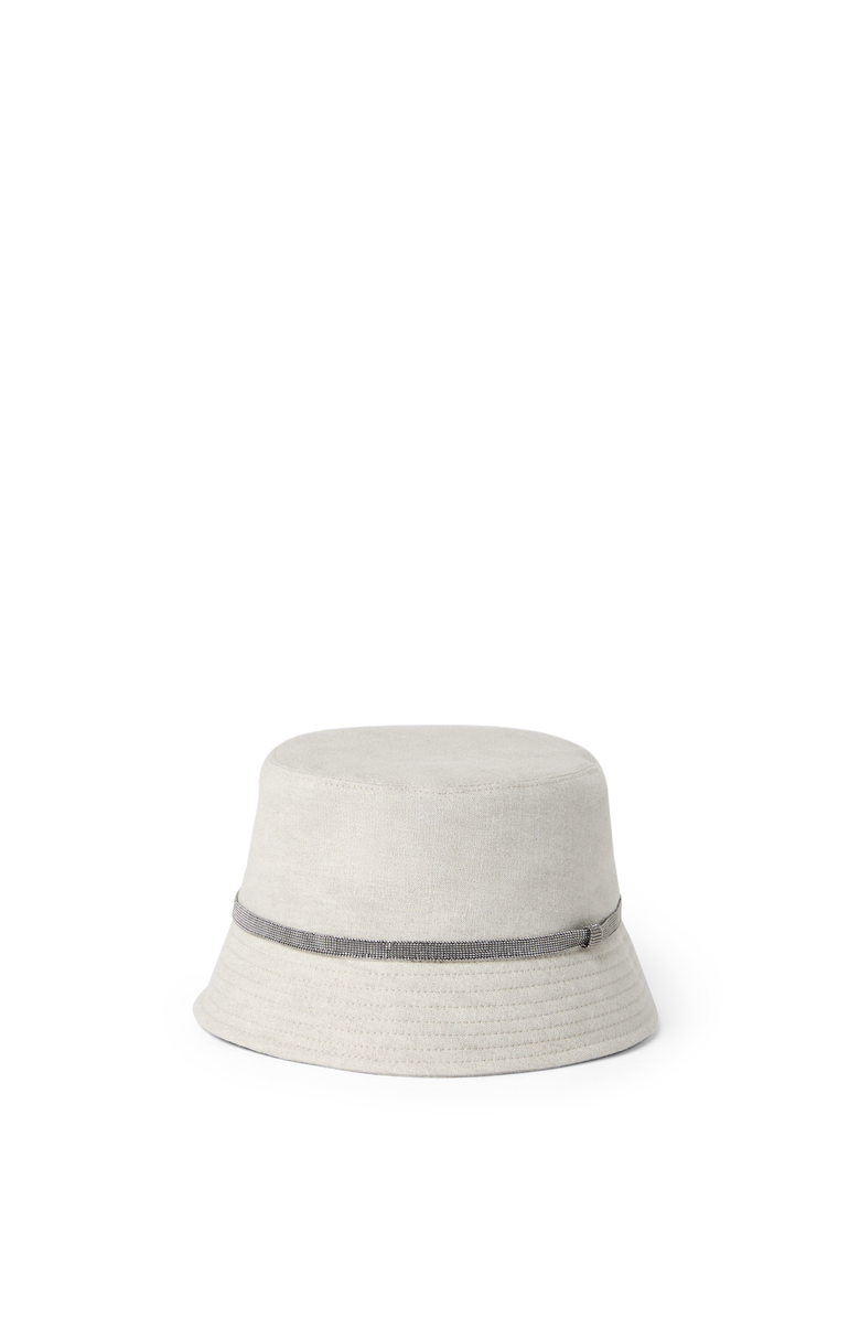 Brunello Cucinelli Bucket hat with monili, Main, color, 
