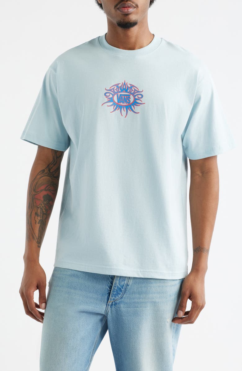 Vans Torched Dawn Mist Cotton Graphic T-Shirt, Main, color, Dawn Mist
