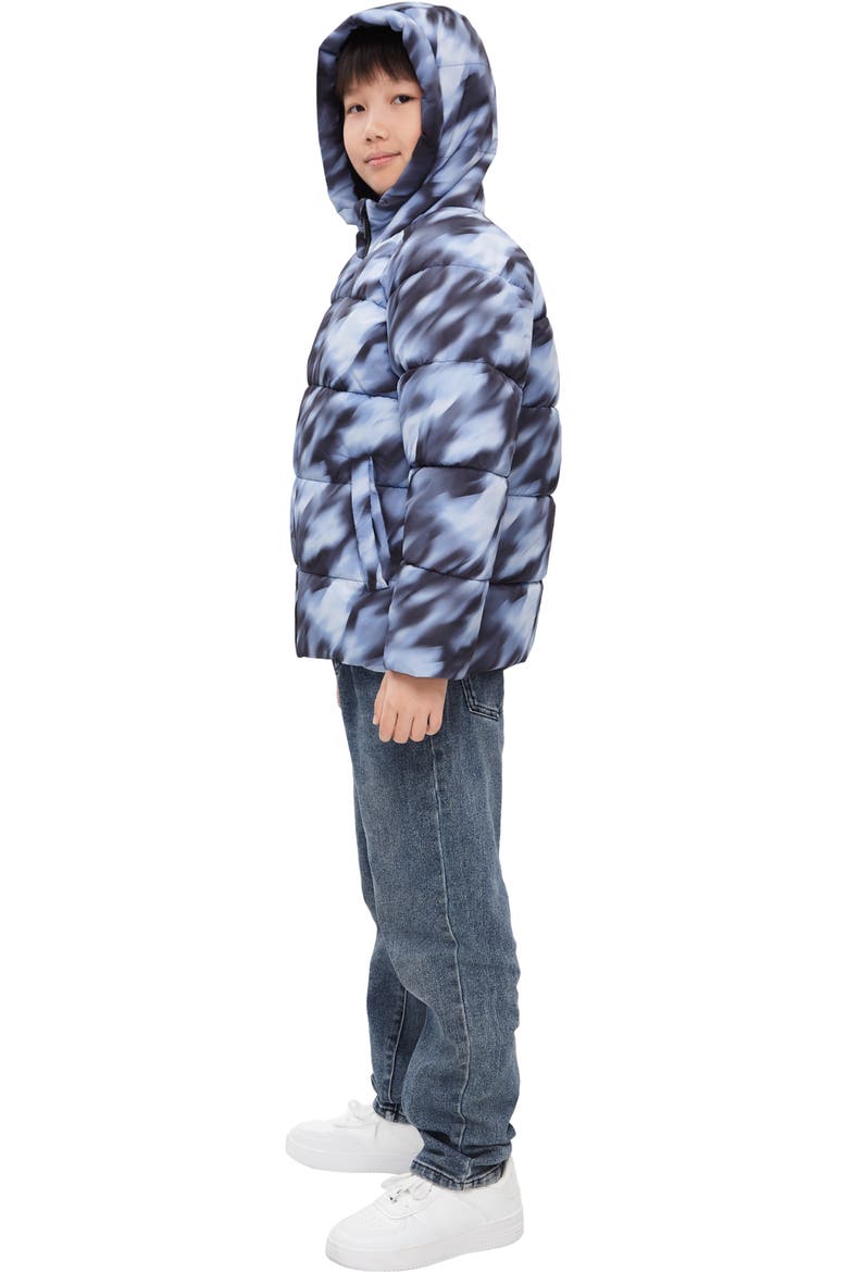 Kids' Shield Puffer Jacket, Alternate, color, Twilight Marble