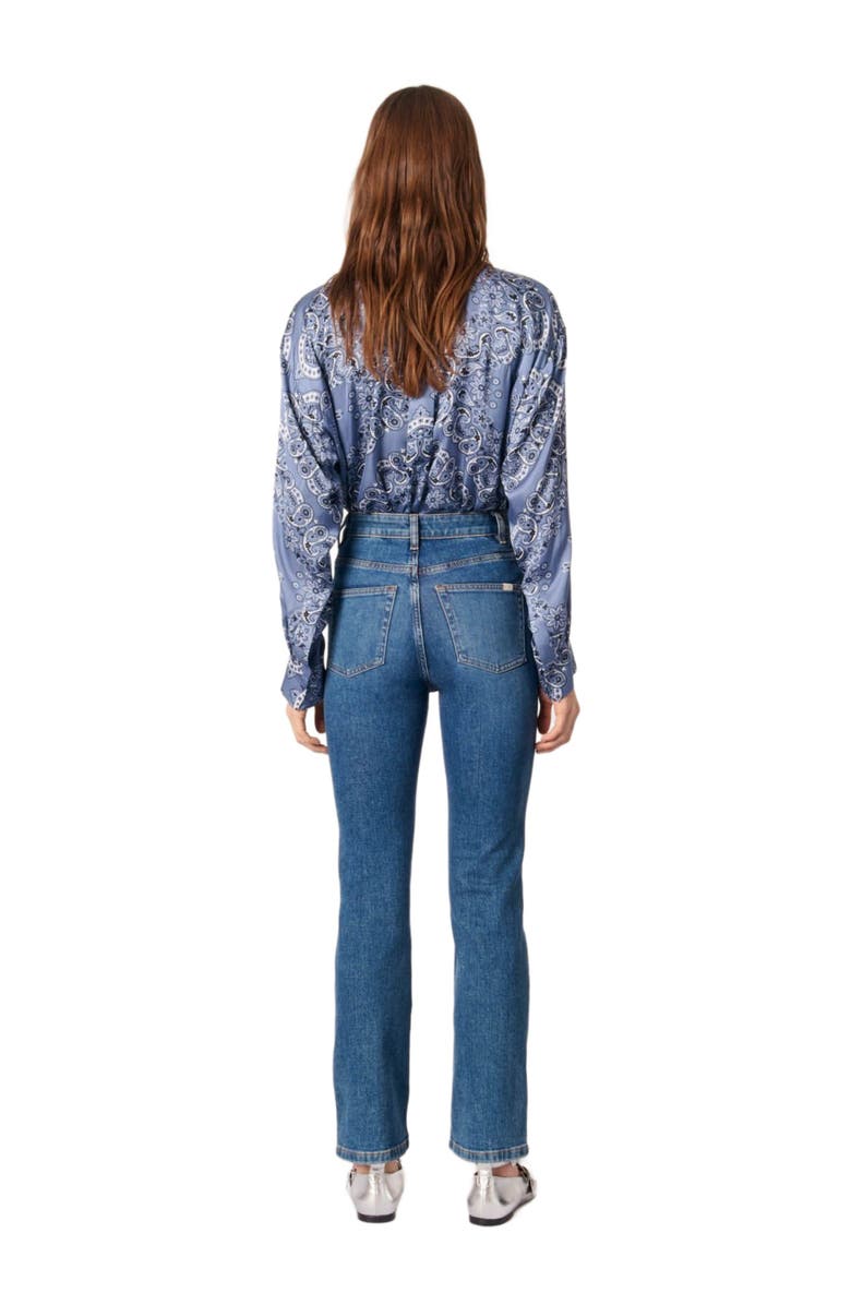 maje Flowing printed shirt, Alternate, color, 