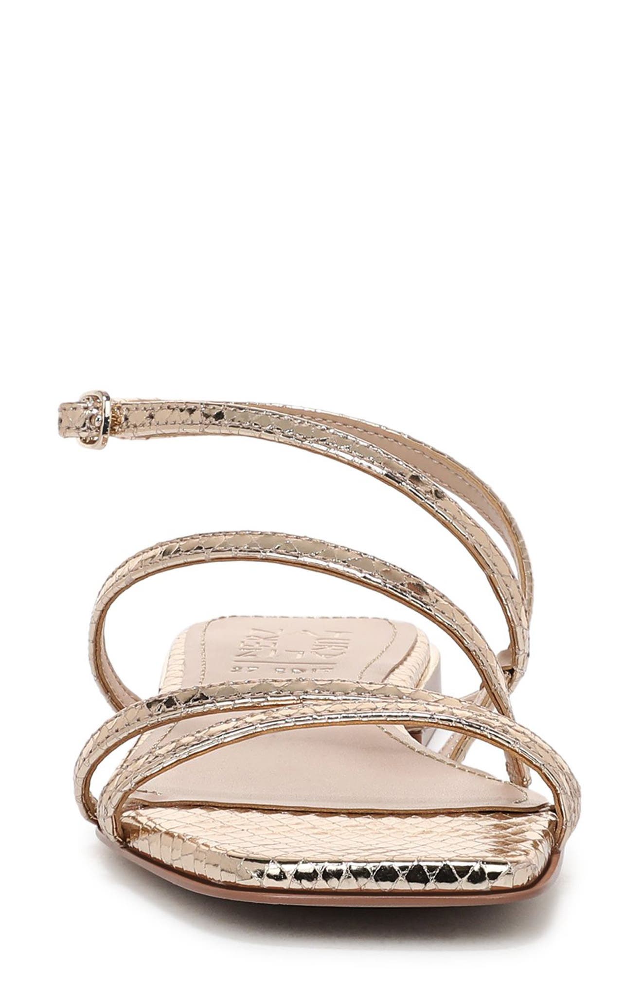 Nillie Ankle Strap Sandal, Alternate, color, LIGHT CHAMPAGNE