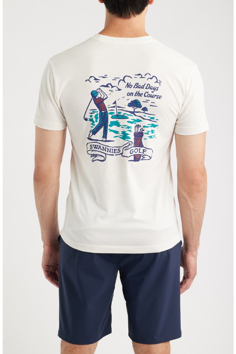 Swing Cotton Blend Graphic T-Shirt, Alternate, color, VINTAGE WHITE