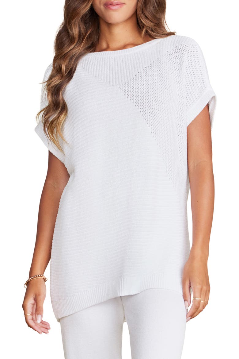 Mix Stitch Dolman Lounge Sweater, Main, color, SALT