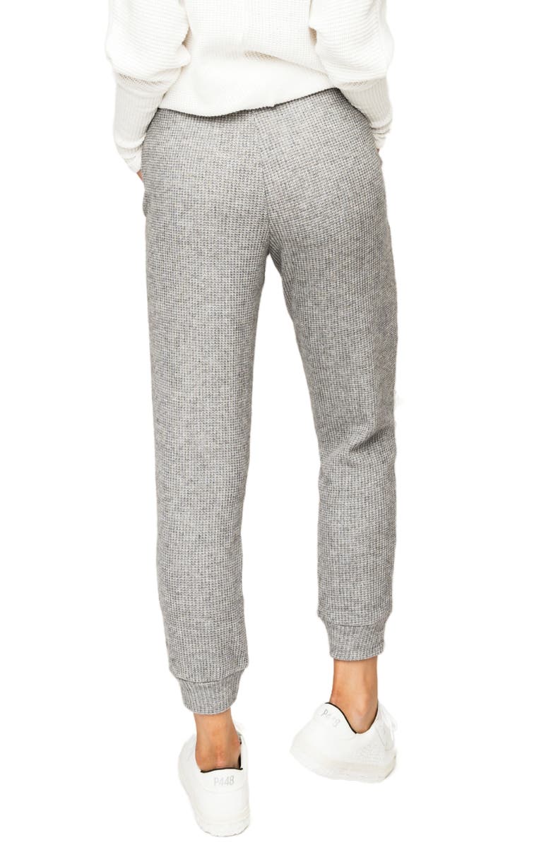 GIBSONLOOK Thermal Knit Pocket Crop Joggers, Alternate, color, 