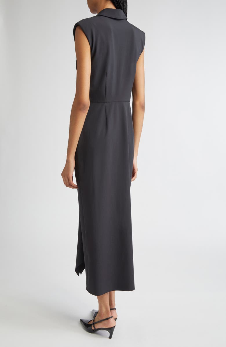 Cinq à Sept Padma Plunge Neck Dress, Alternate, color, Black