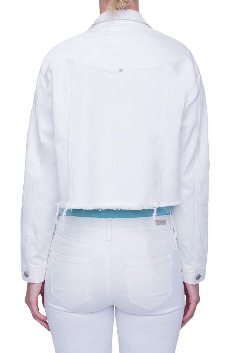 Liverpool Raw Edge Denim Jacket, Alternate, color, 