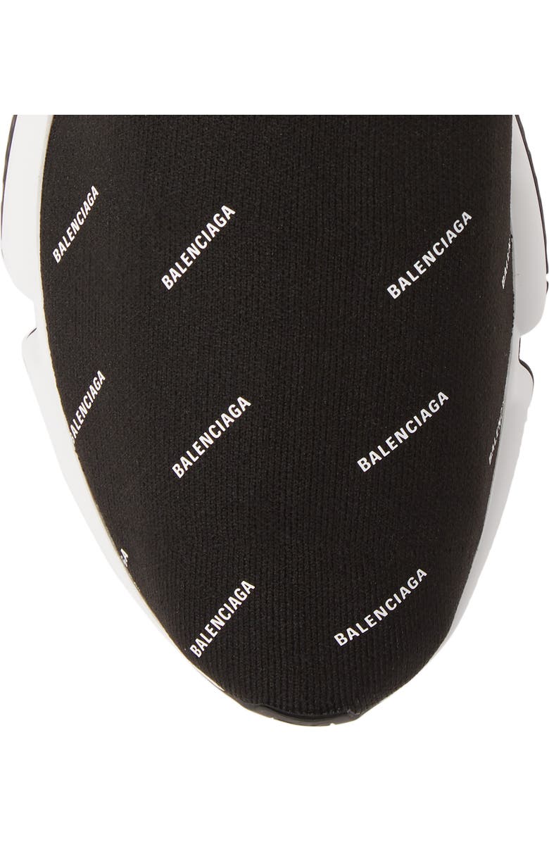 Balenciaga Logo Speed Slip-On, Alternate, color,