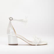Forever & Always Shoes Flora Lace  Bridal Low Heel Sandals