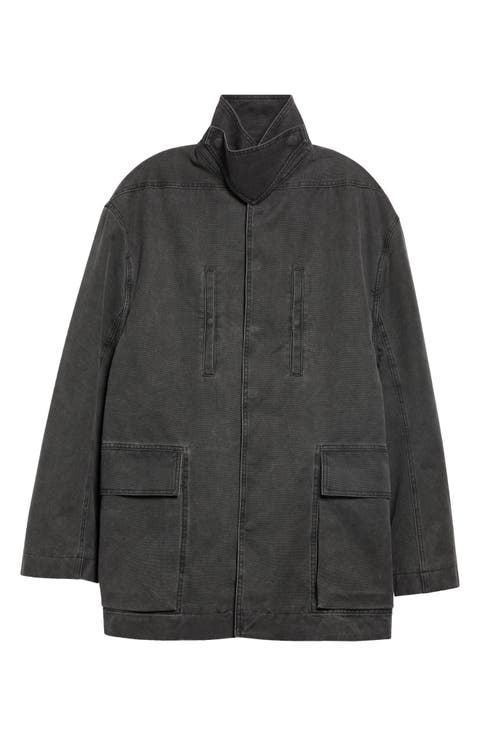 Tower Cotton Canvas Mac Coat