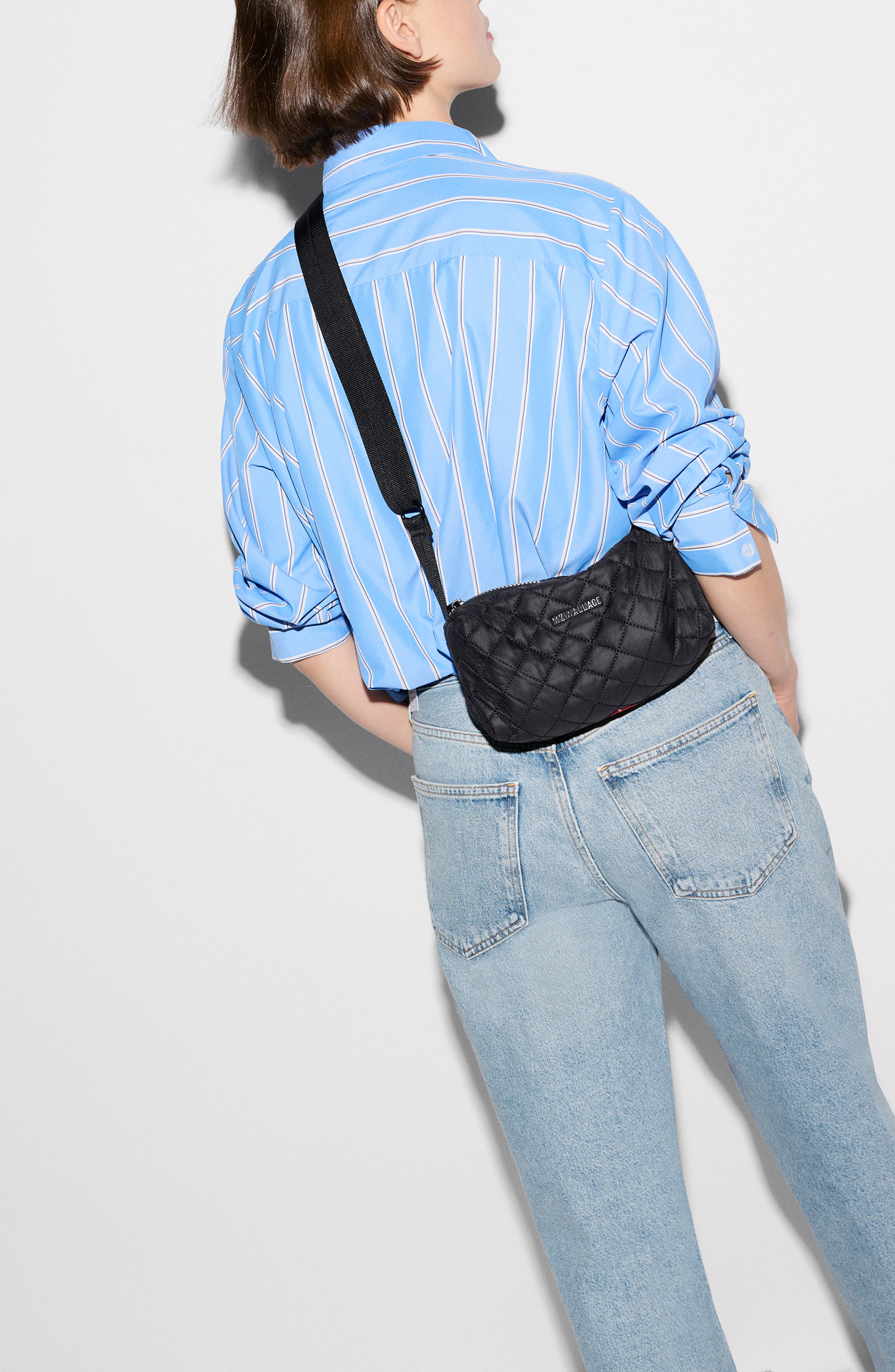 Metro Boxy Crossbody Bag, Alternate, color, BLACK