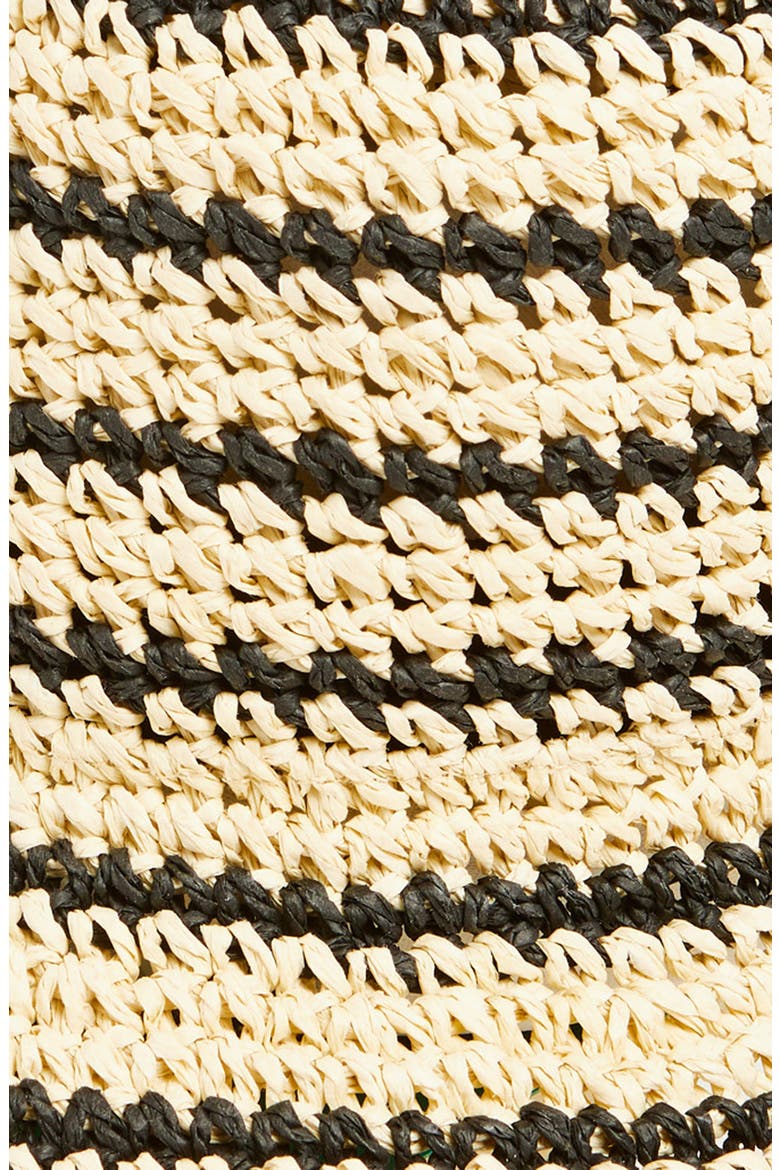 Stripe Packable Lantern Hat, Alternate, color, NATURAL COMBO
