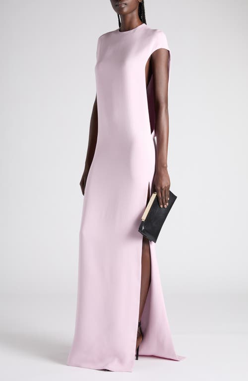 Tom Ford Stretch Silk Georgette Evening Gown In Pink