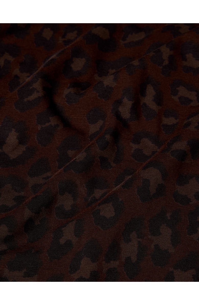 Whistles Animal Roll Neck Top, Alternate, color, Leopard Print