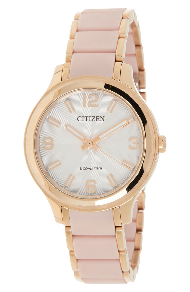 Citizen Women's Two Tone Stainless Steel Bracelet Watch, 36mm, Main, color, 