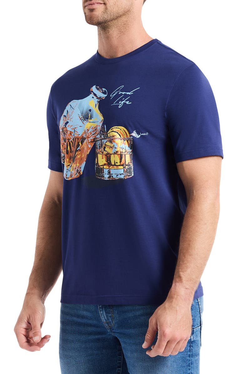 Robert Graham Barrel Aged Whiskey Graphic T-Shirt, Alternate, color,