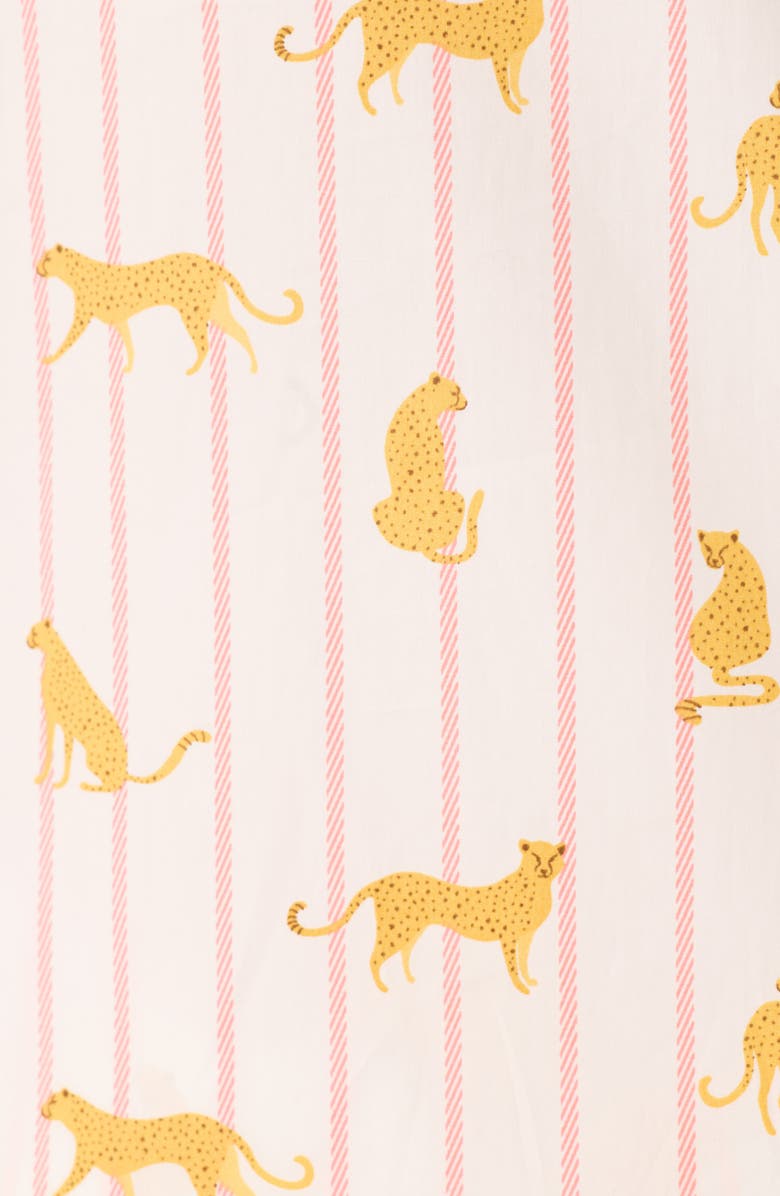 PJ Salvage After Party Short Pajamas, Alternate, color, Sunset Rose