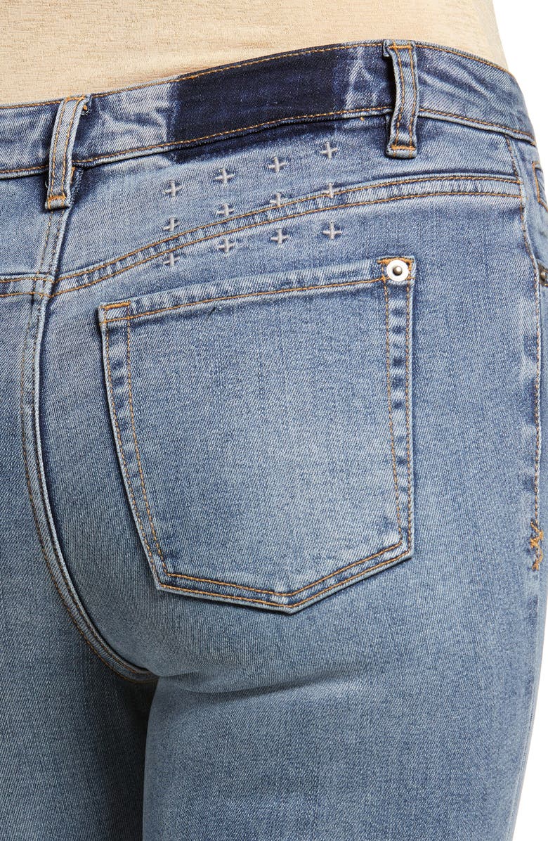 Ksubi Spray On Ankle Skinny Jeans, Alternate, color, 