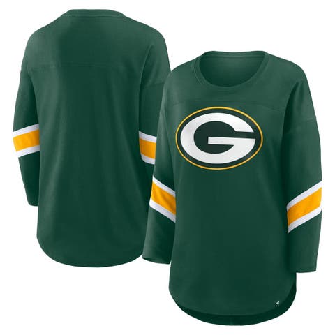 Women's Fanatics  Green Green Bay Packers Redzone 3/4-Sleeve T-Shirt