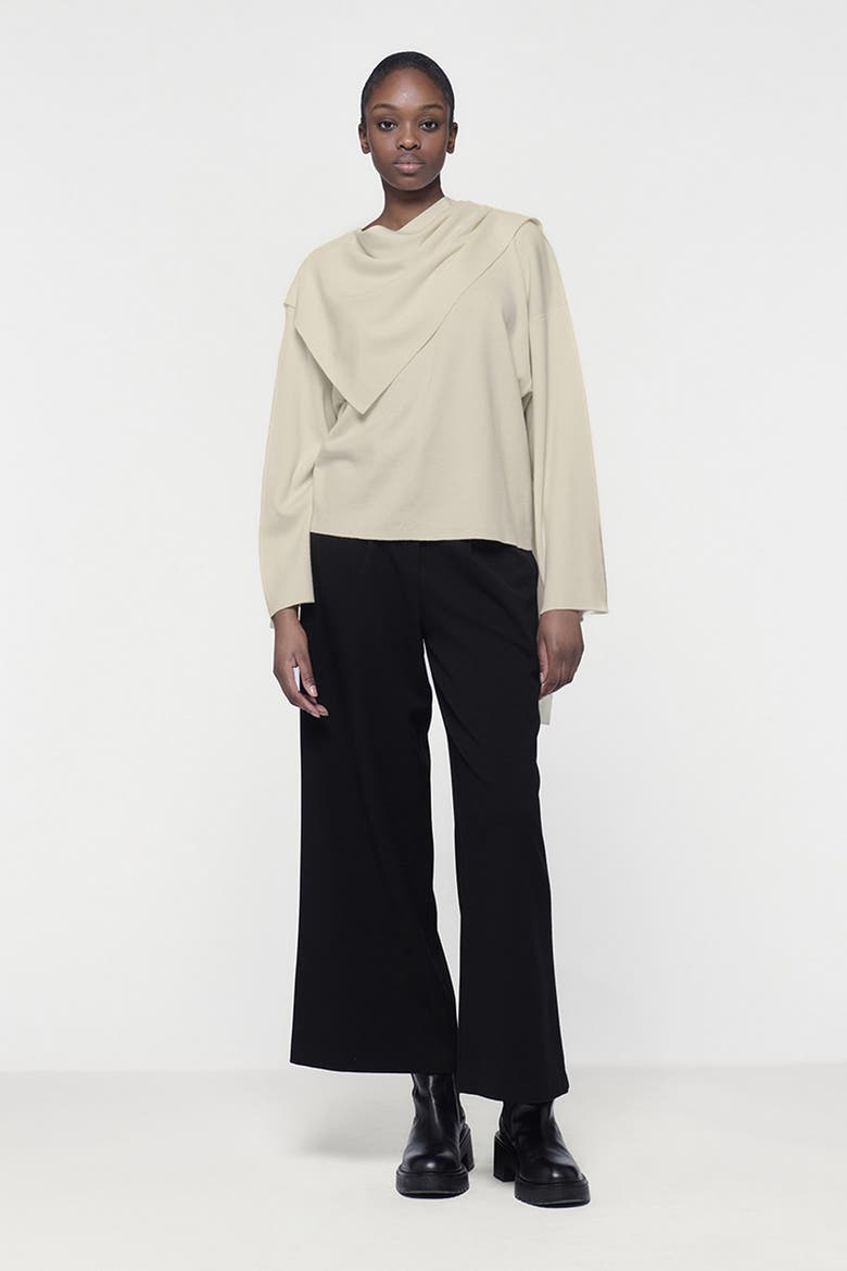 Wide-Leg Pants, Alternate, color, Black