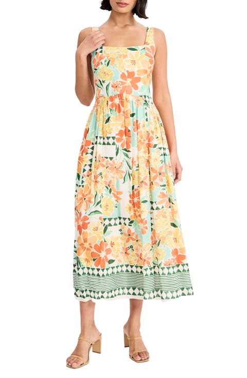 Floral Print Maxi Sundress