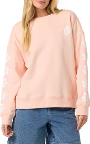 O'Neill Mini Hibis Hawaii Oversized Graphic Sweatshirt