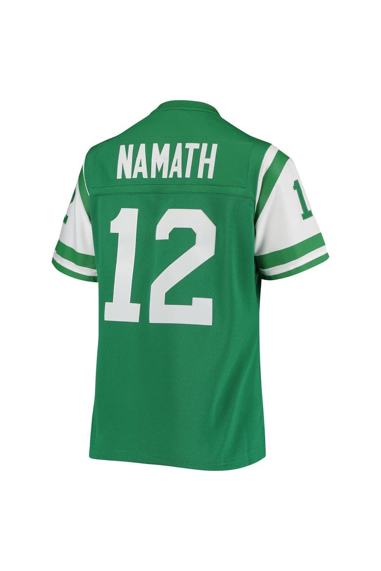 Women's Mitchell & Ness Joe Namath Green New York Jets 1969 Legacy Replica Jersey, Alternate, color, Green