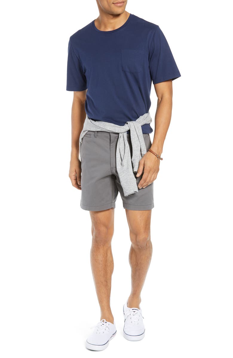 1901 Ballard Slim Fit Stretch Chino 7-Inch Shorts, Alternate, color,