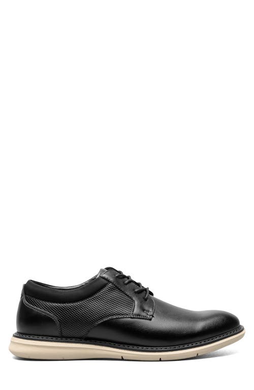 Nunn Bush Chase Plain Toe Derby In Black Multi